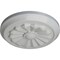 Ekena Millwork Olivia Ceiling Medallion (Fits Canopies up to 2 1/8"), Hand-Painted Frost, 7 7/8"OD x 1 1/8"P CM07OLFRF - alternate 2